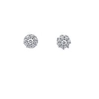 Boucles d'oreilles Promesse Femme in Or blanc Diamante 0.32 Ct OCNINE3 - OCNINE3